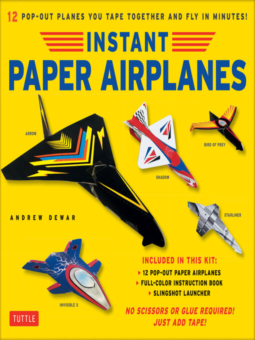 Title details for Instant Paper Airplanes Ebook by Andrew Dewar - Available